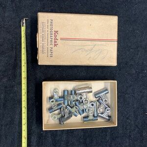 Kodak Brown Photographic Paper Box